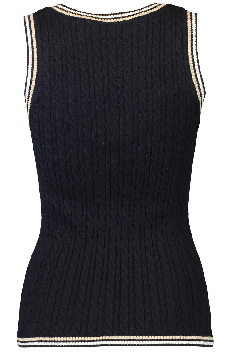 Scoop Neck Tank - Navy Combo - Image 3