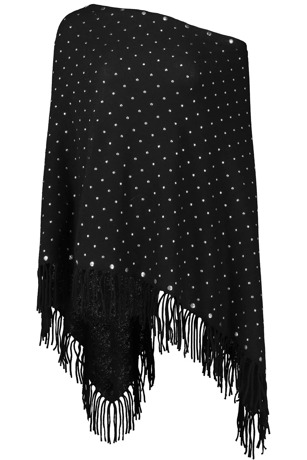 Stud Fringe Ruana