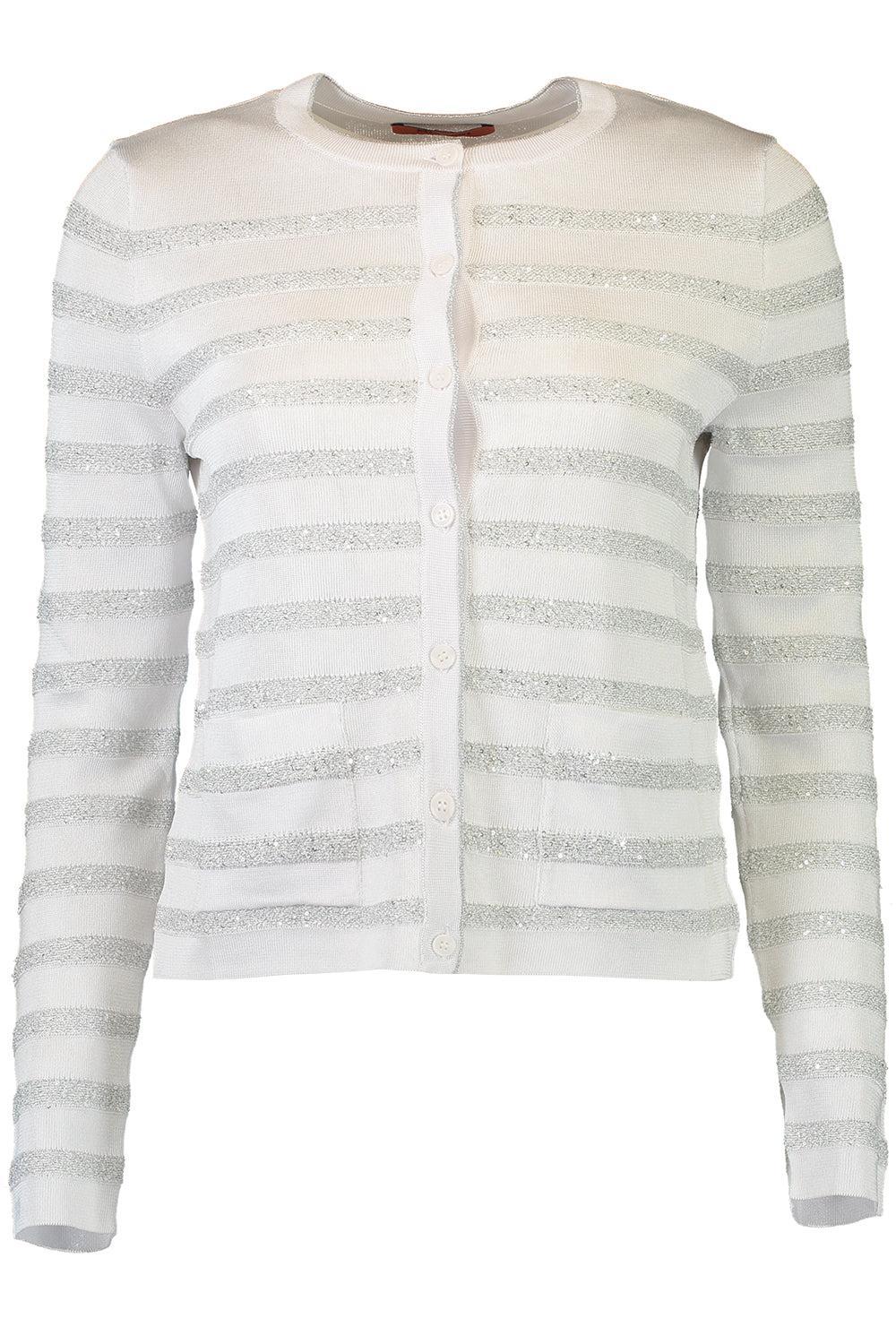 Crewneck Buttoned Cardigan