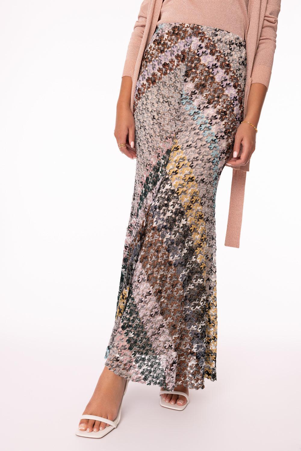 Long Knit Skirt - Image 3