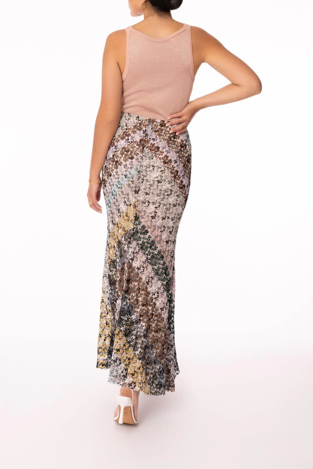 Long Knit Skirt - Image 4