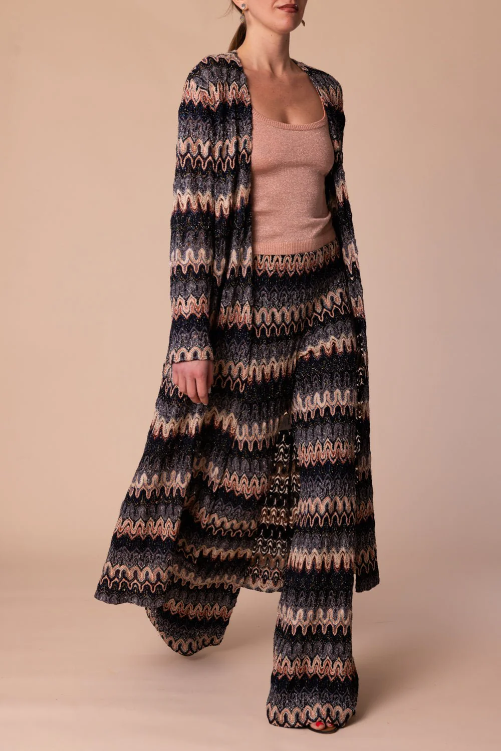 Maxi Cardigan - Dark Tones - Image 2
