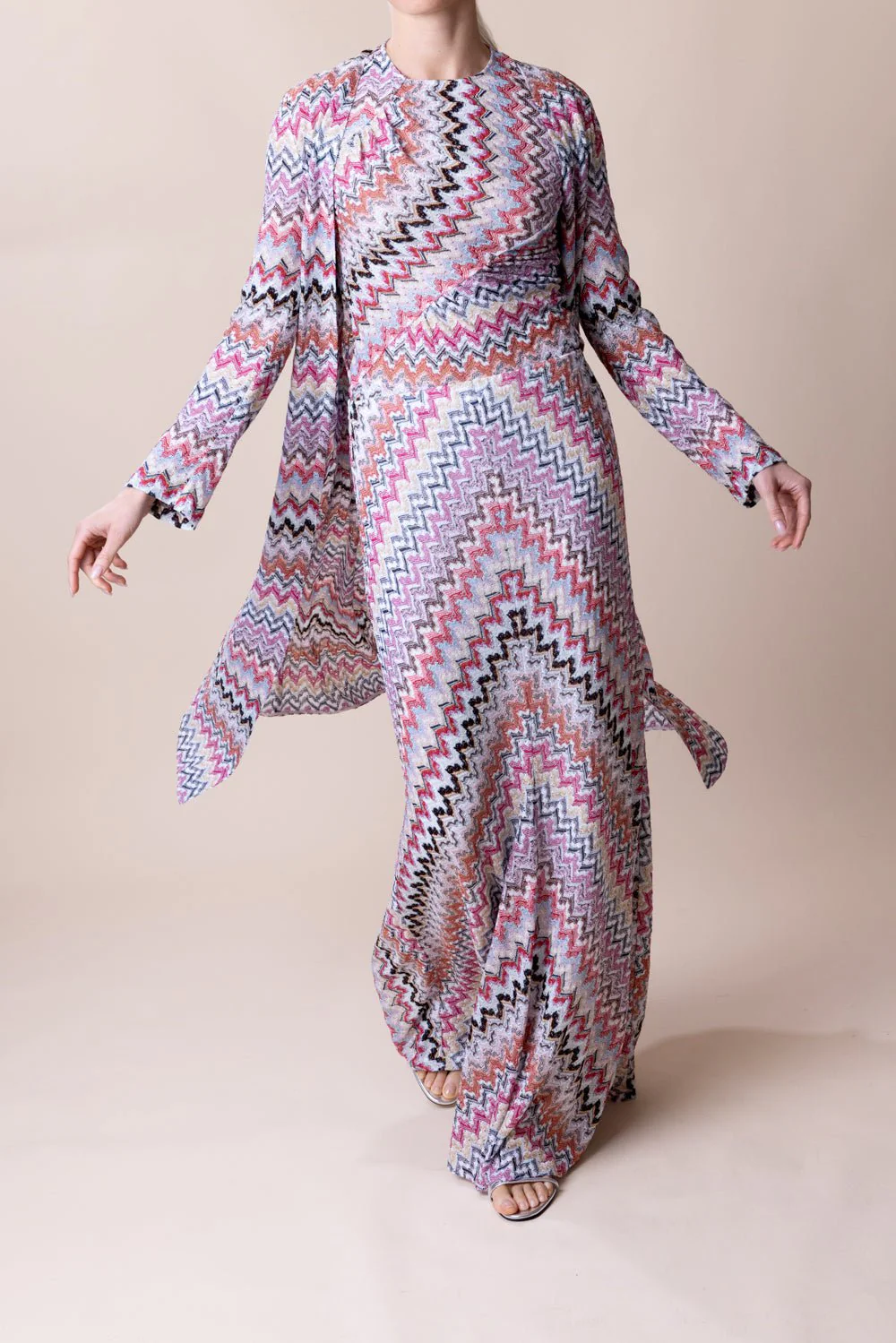 Maxi Skirt - Pink White - Image 4
