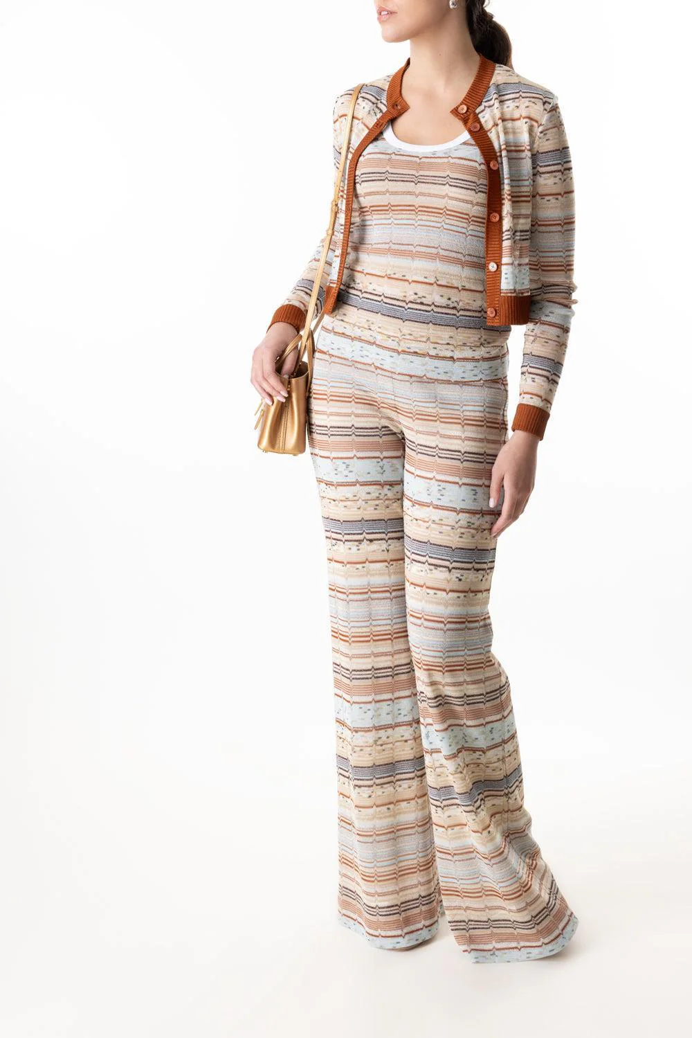Multi Tones Button Cardigan - Image 2
