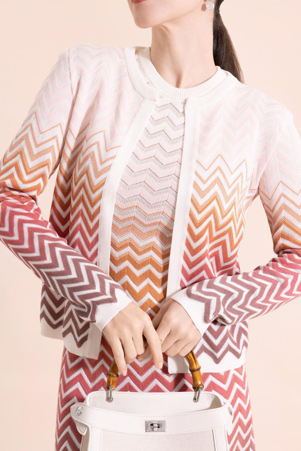 Ombre Knit Cardigan - Image 3