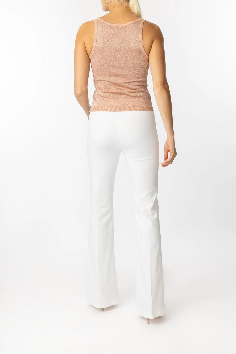 Scoop Neck Tank - Light Pink - Image 6