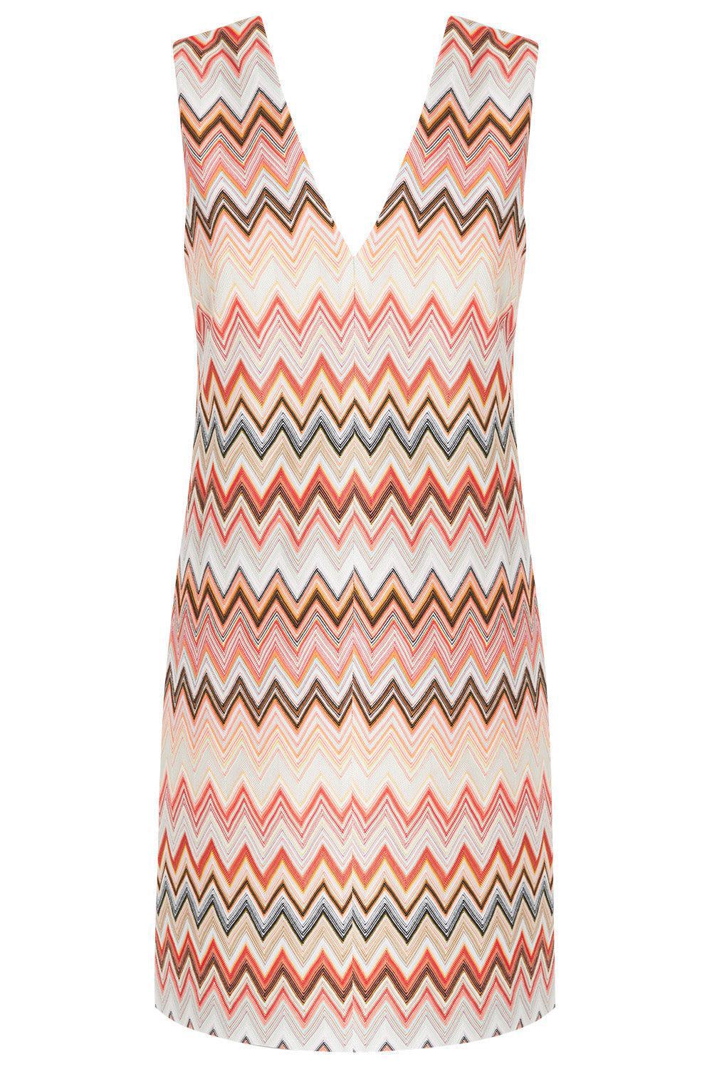 Sleevless V-Neck Short Dress