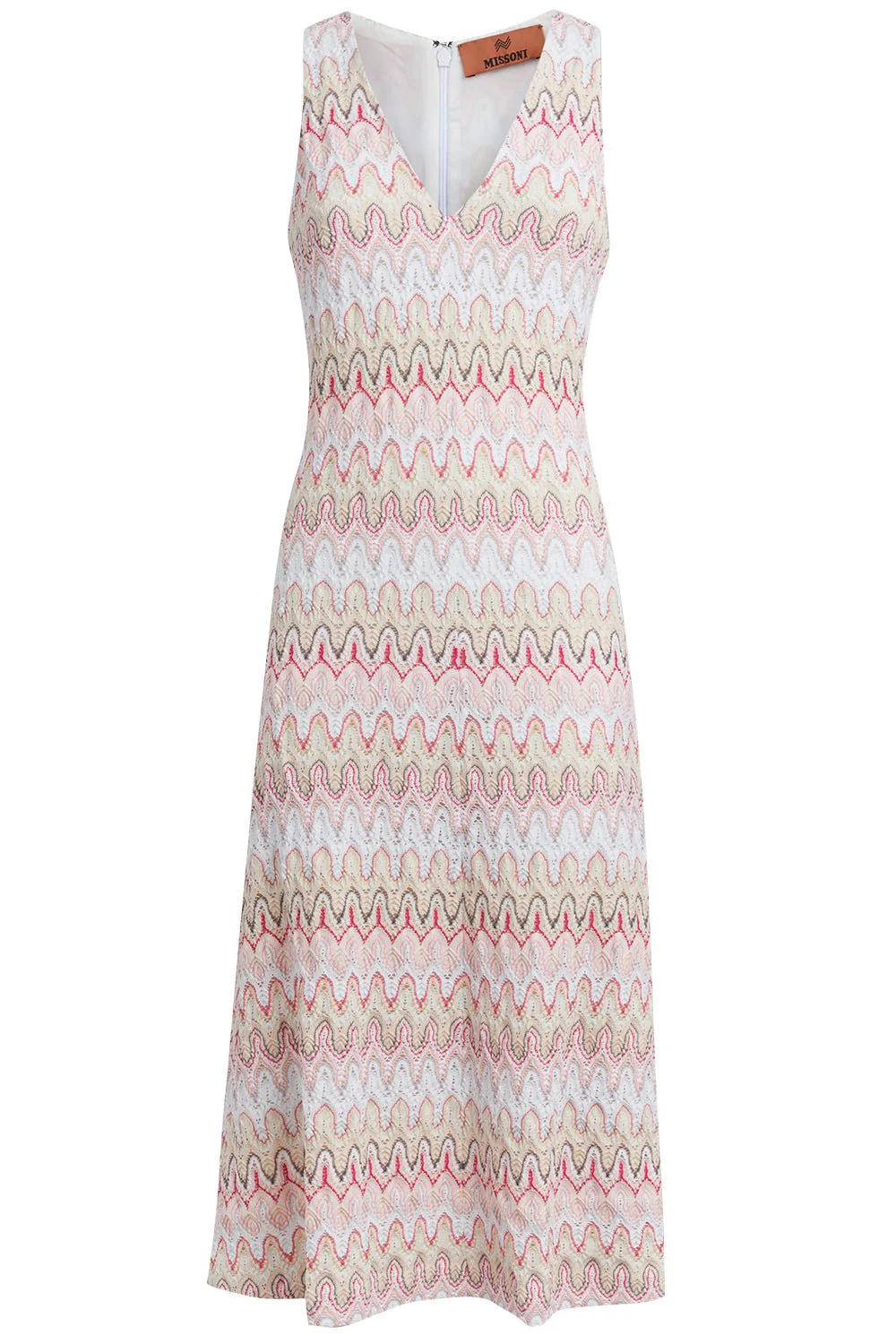 V-Neck Sleeveless Dress