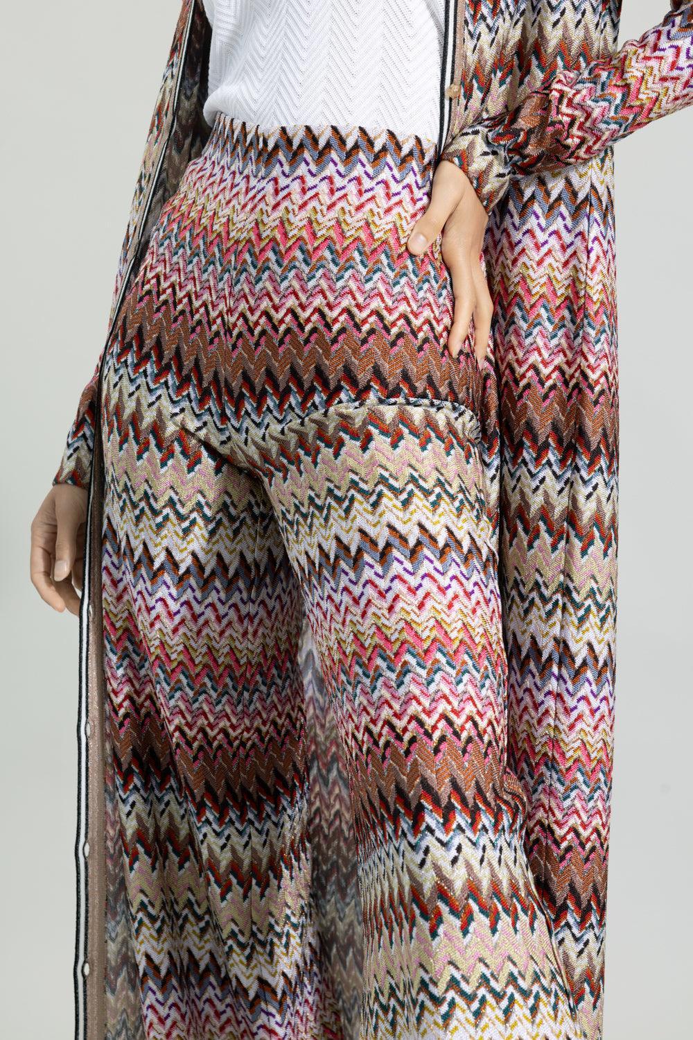 Wide Leg Knit Trouser - Image 3