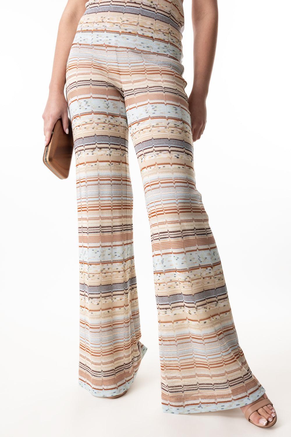 Zig Zag Palazzo Trousers - Image 3