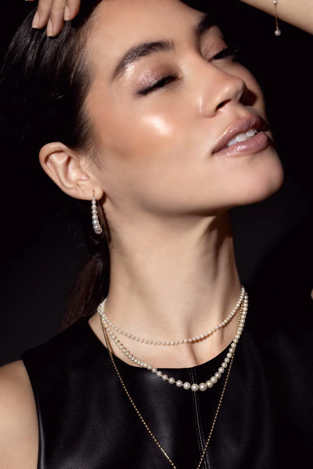Diamond Cluster Earrings - Image 2