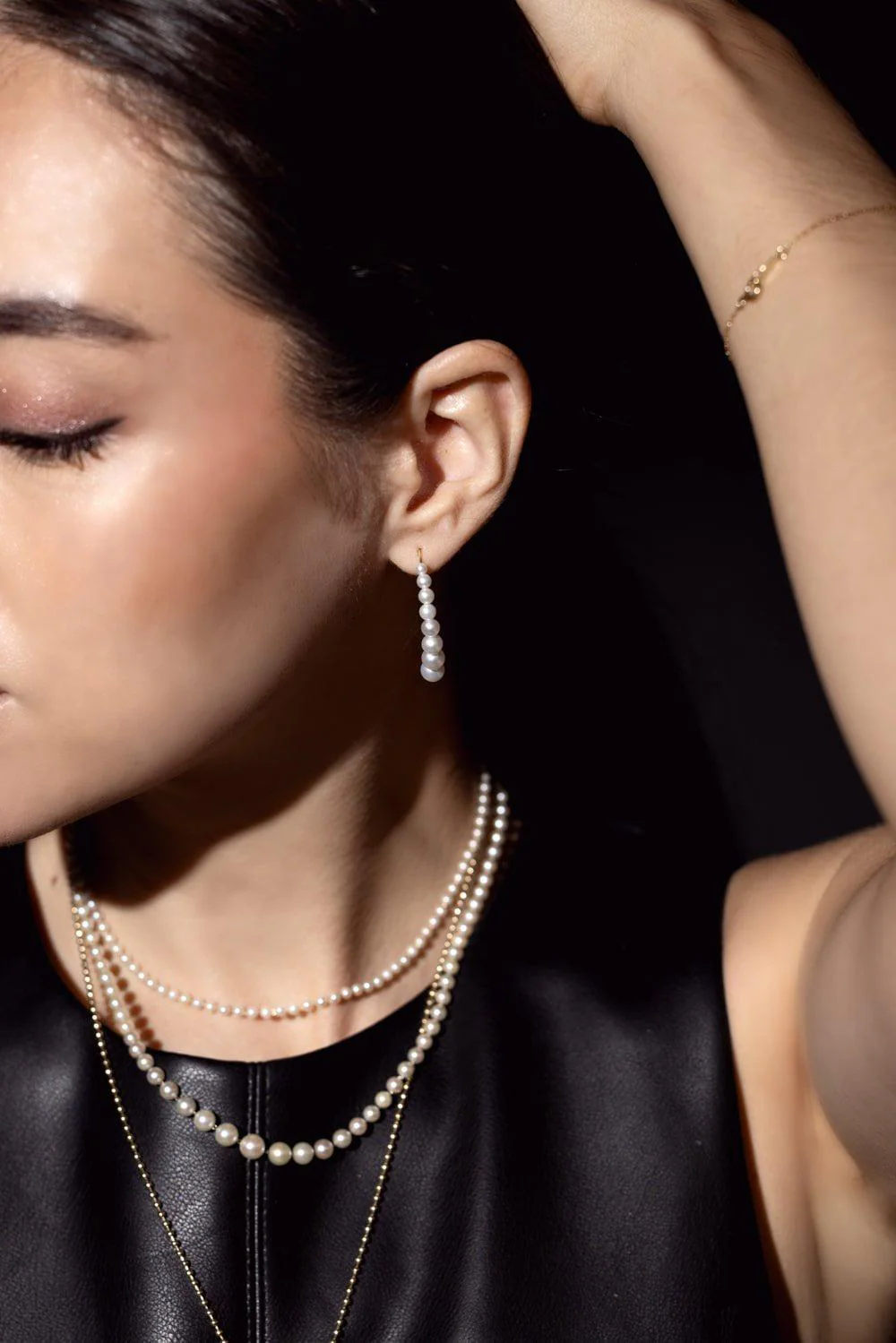 Diamond Cluster Earrings - Image 3