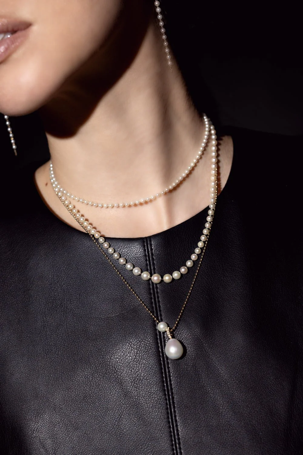 Graduating Akoya Pearl Necklace - Image 4