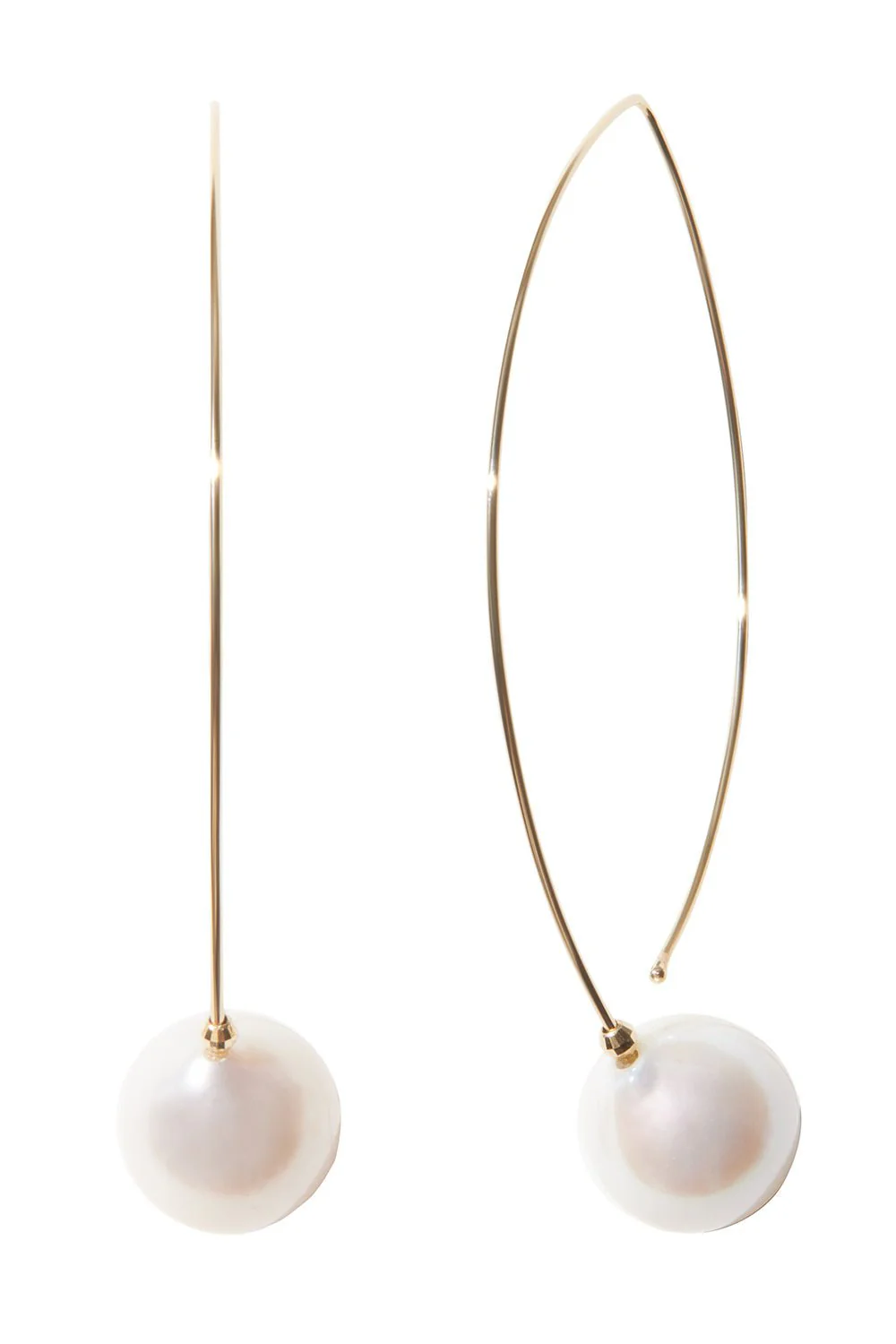 Pearl Hoop Earrings