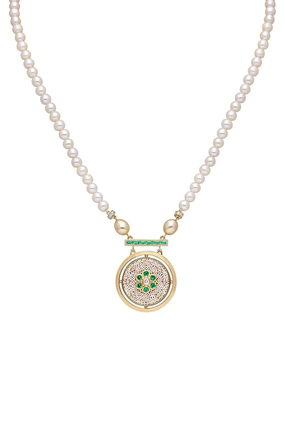 Emerald Bombay Necklace