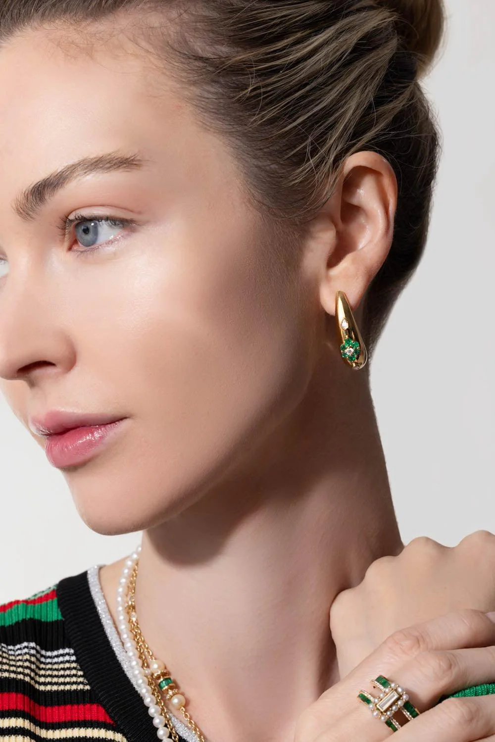 Emerald Kyoto Earrings - Image 3