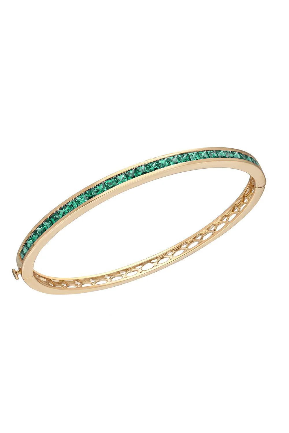 Emerald Paro Bangle Bracelet
