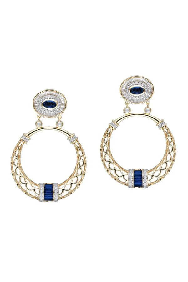 Jodhpur Round Drop Earrings