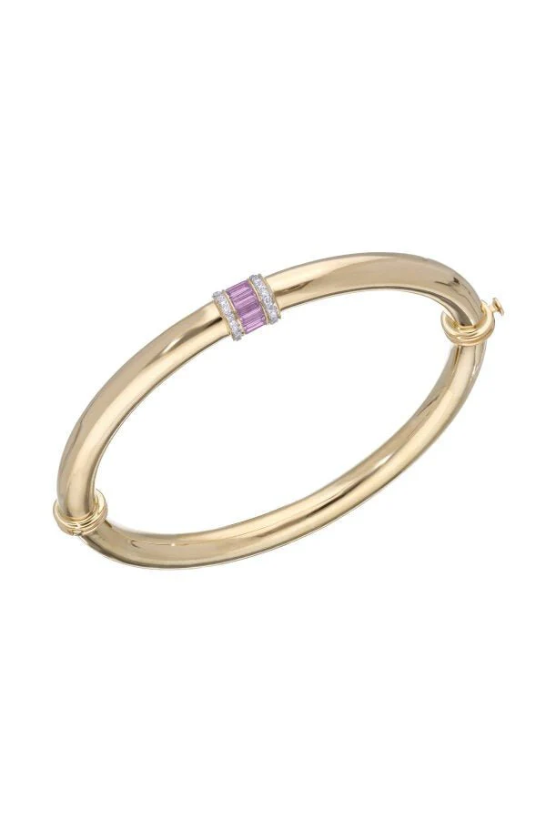Paro Oval Bangle Bracelet - Image 6