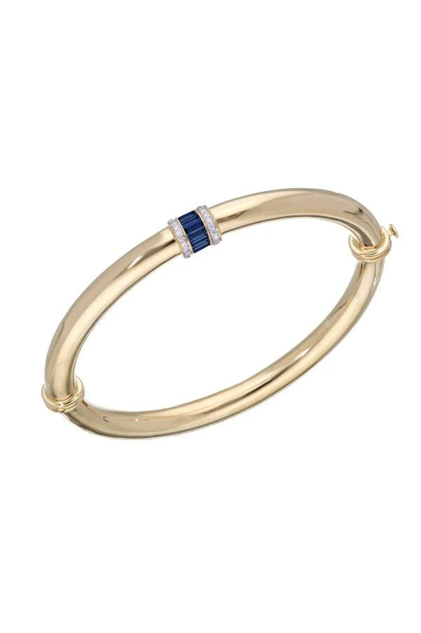 Paro Oval Bangle Bracelet - Image 8