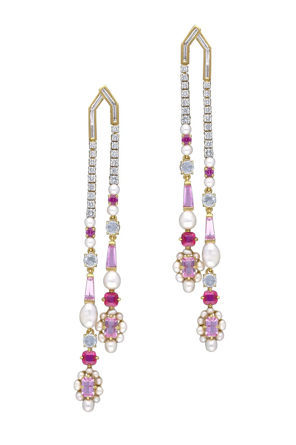 Pink Sapphire Nuur Earrings