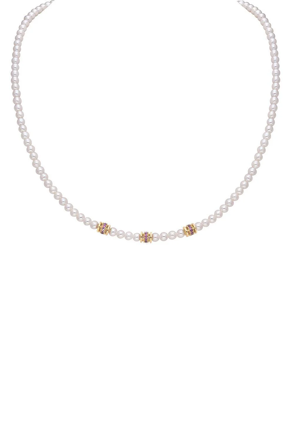 Pink Sapphire Pearl Kyoto Necklace