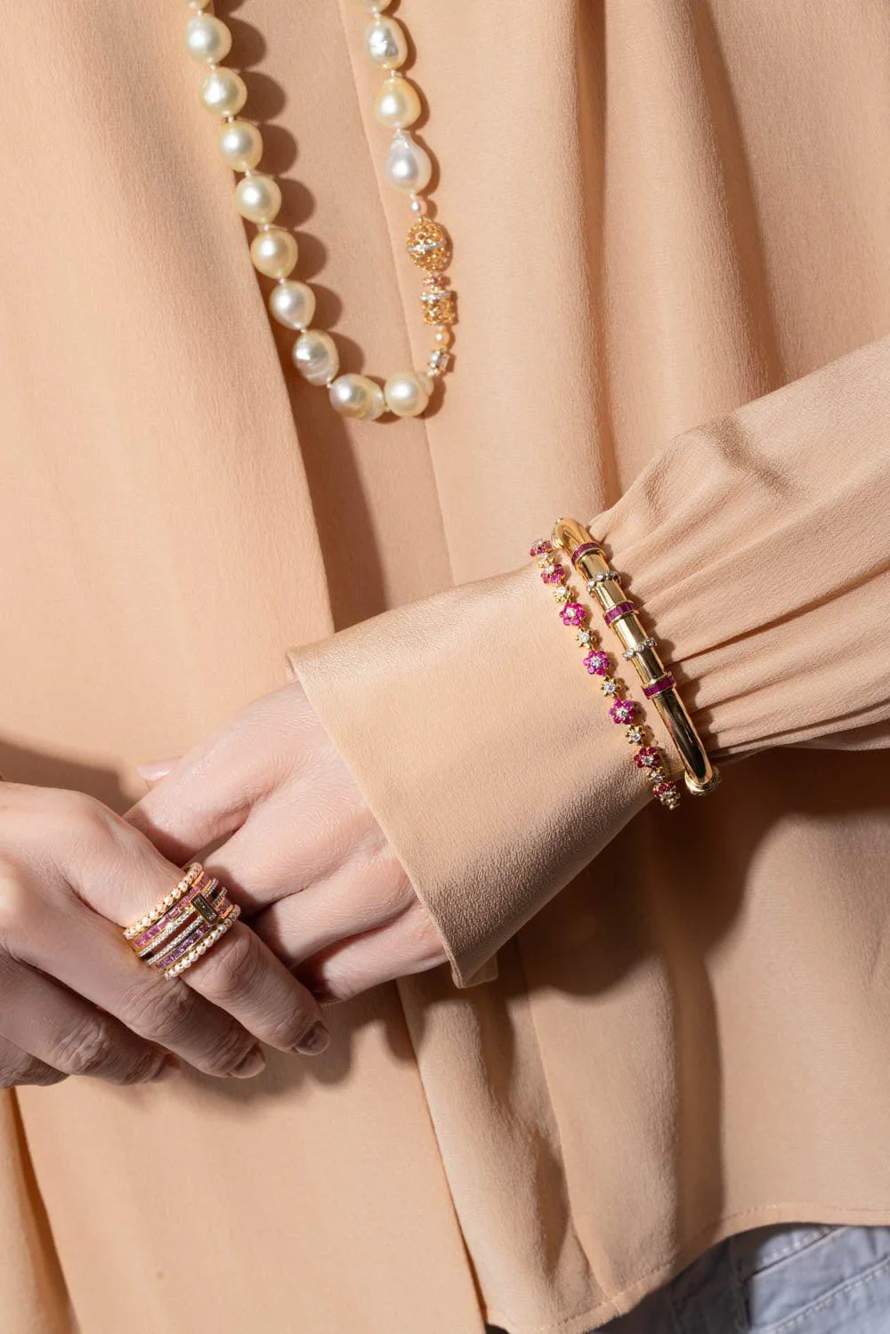 Ruby Diamond Paro Bracelet - Image 4
