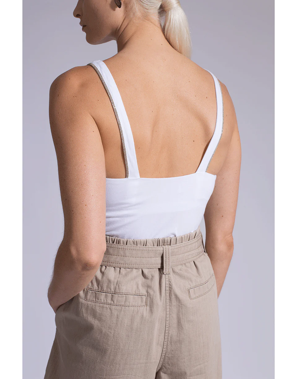 Molded Cup Monili Strap Tank Top - Image 3