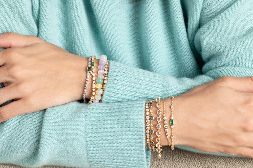 Aquamarine Tennis Bracelet - Image 4
