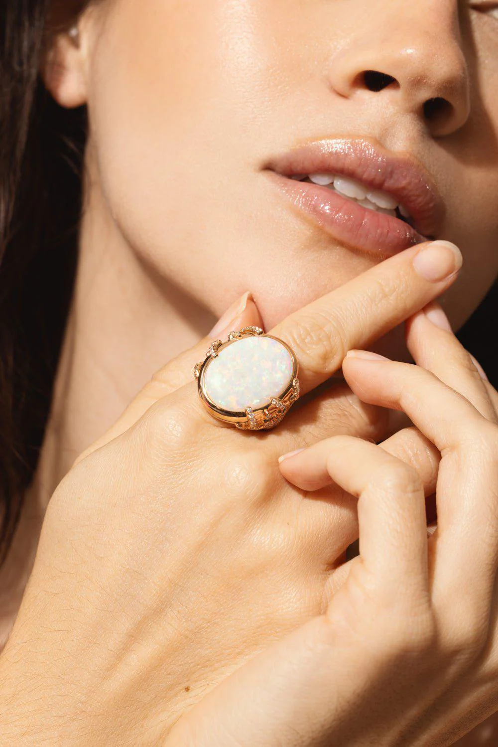 Australian Crystal Opal “Secret" Ring - Image 2