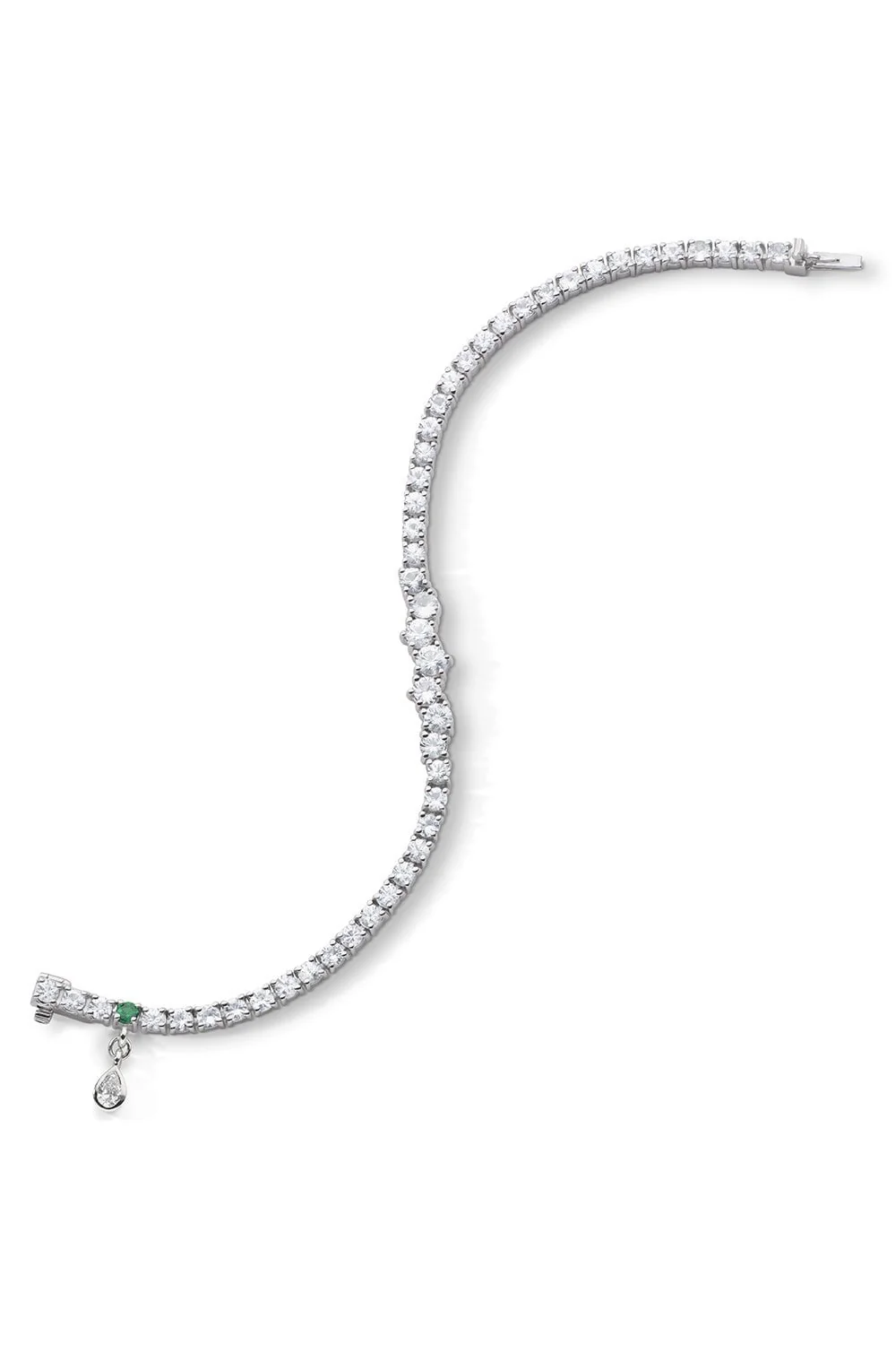 Classic Staggered Sapphire Tennis Bracelet