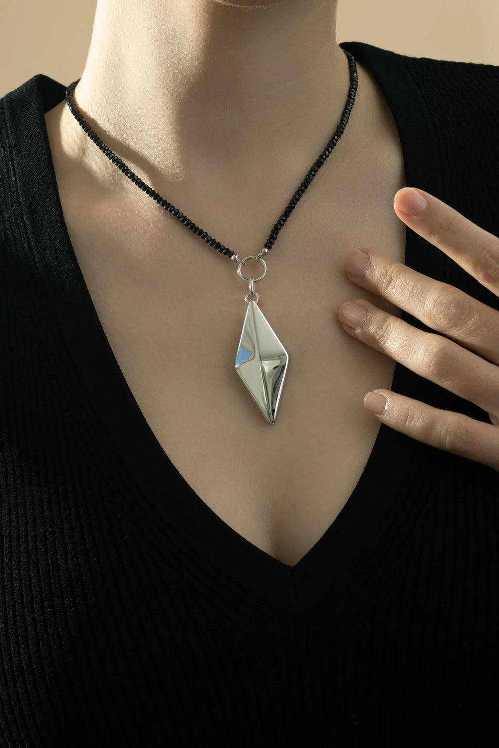 Deco Points North Locket Necklace - Image 4