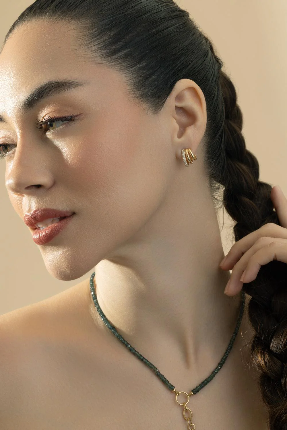 Diamond Rings of Saturn Earrings - Image 3