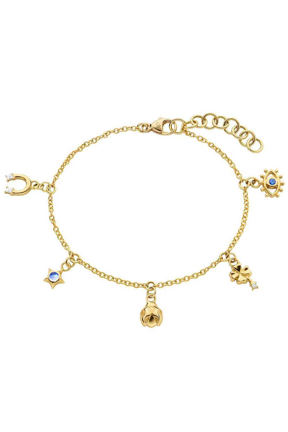 Diamond Sapphire My Lucky Charm Bracelet