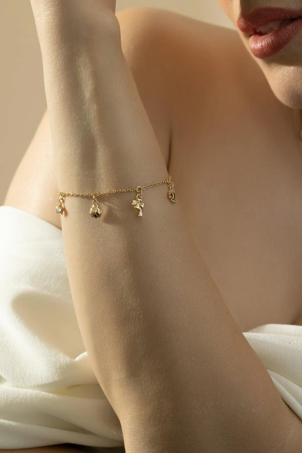 Diamond Sapphire My Lucky Charm Bracelet - Image 2