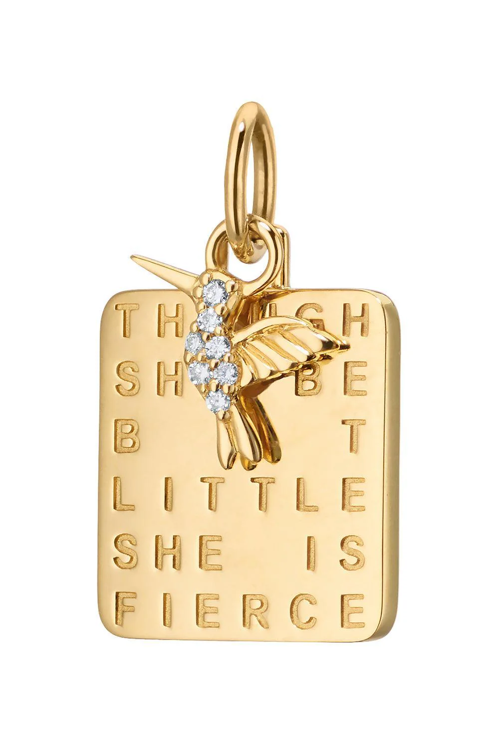 Diamond She Is Fierce Charm