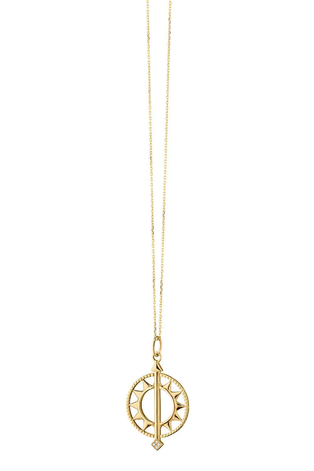 Diamond Time Is Precious Necklace