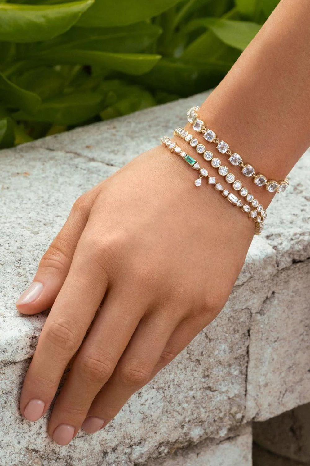 Fancy Cut Diamond Tennis Bracelet - Image 2