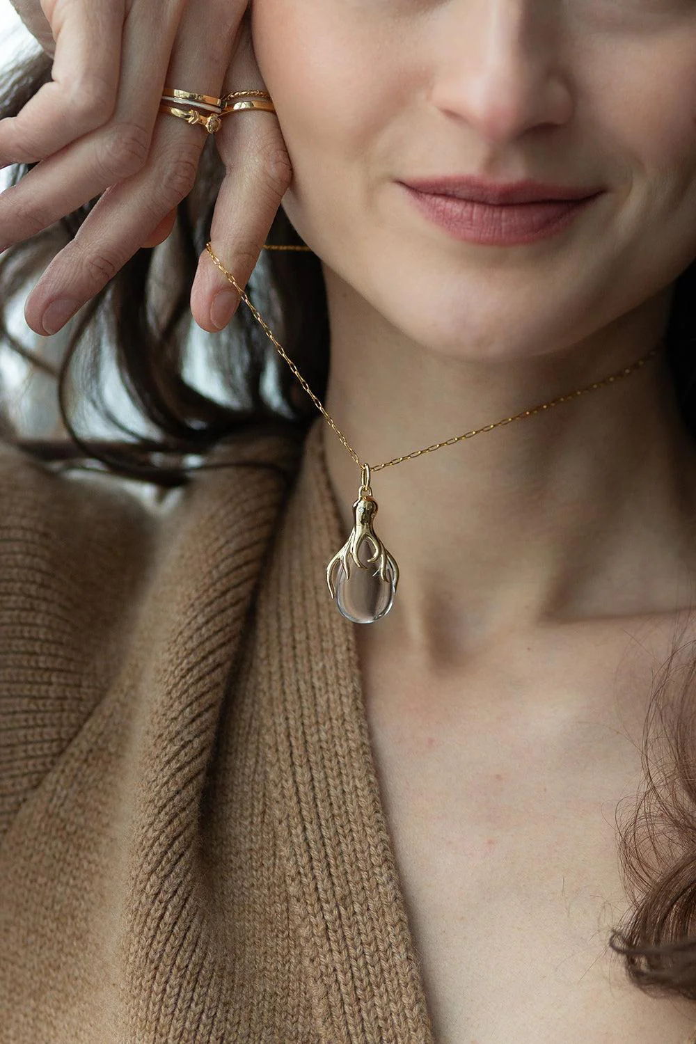 "Intuition" Octopus Necklace - Image 3