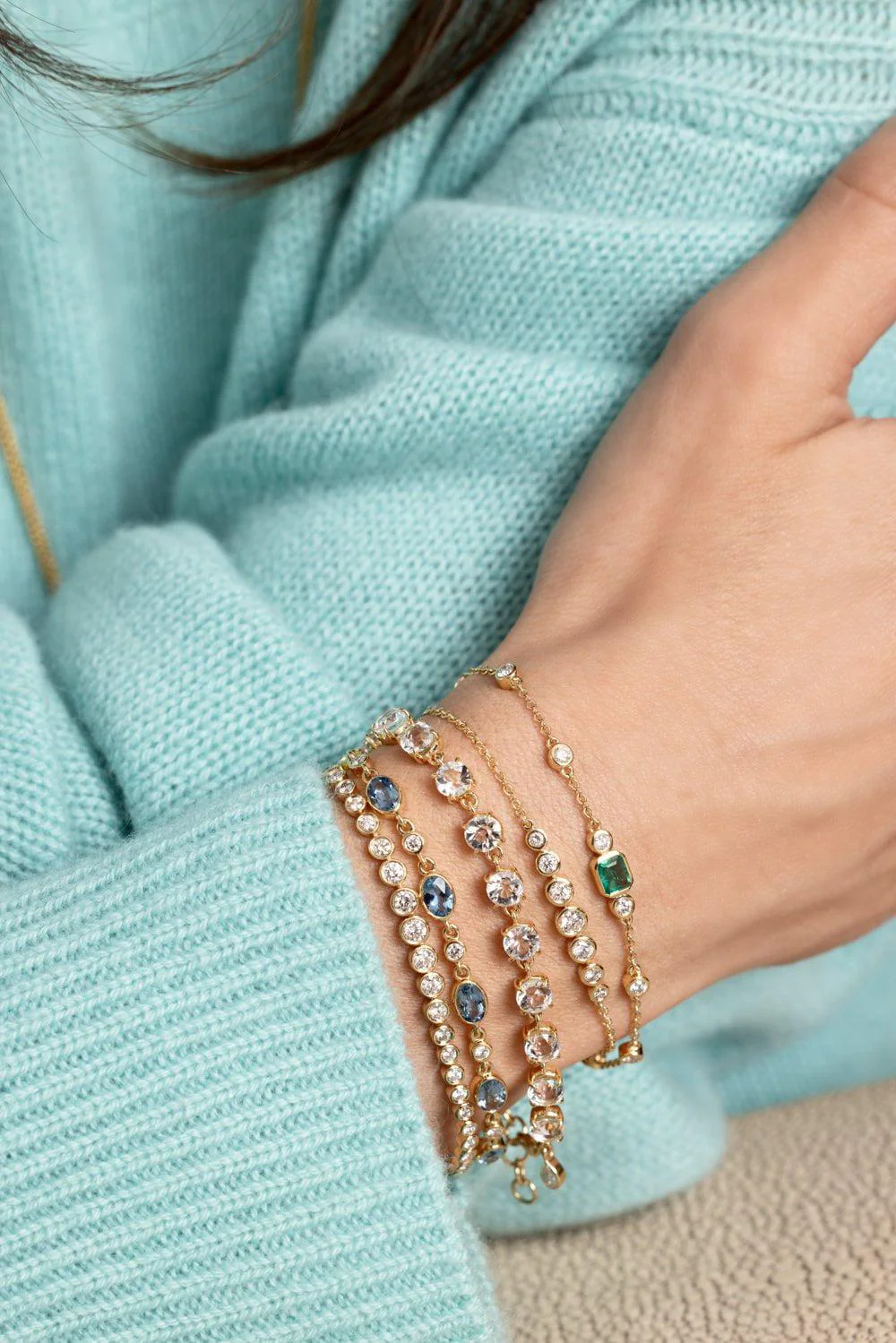 Midi Graduated Tennis Bracelet - Image 4