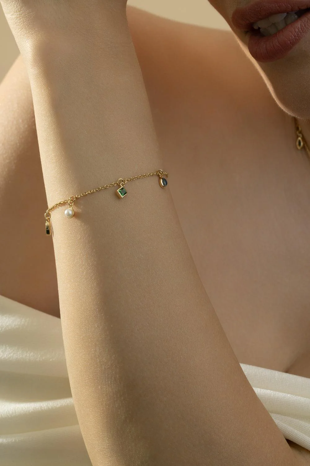 Multi Stone Points Of Light Bracelet - Image 3