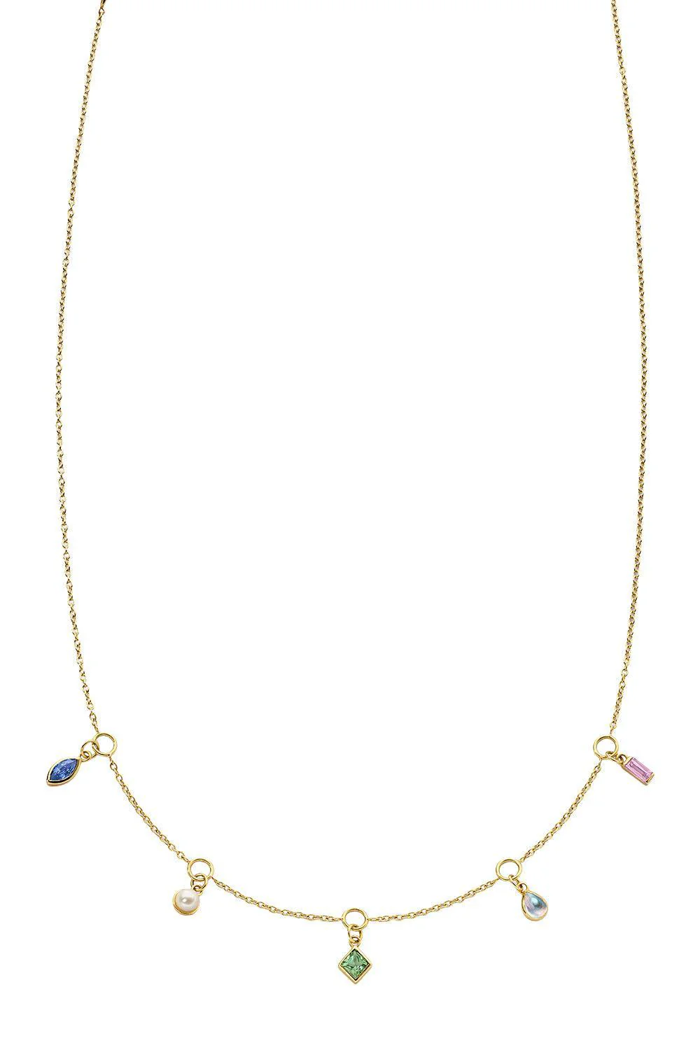Multi Stone Points Of Light Necklace - Image 5
