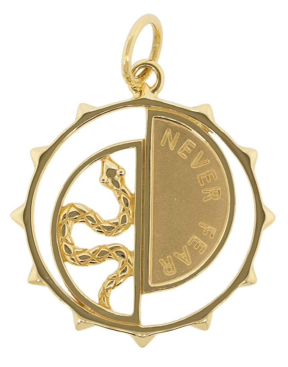 Never Fear Snake Medallion