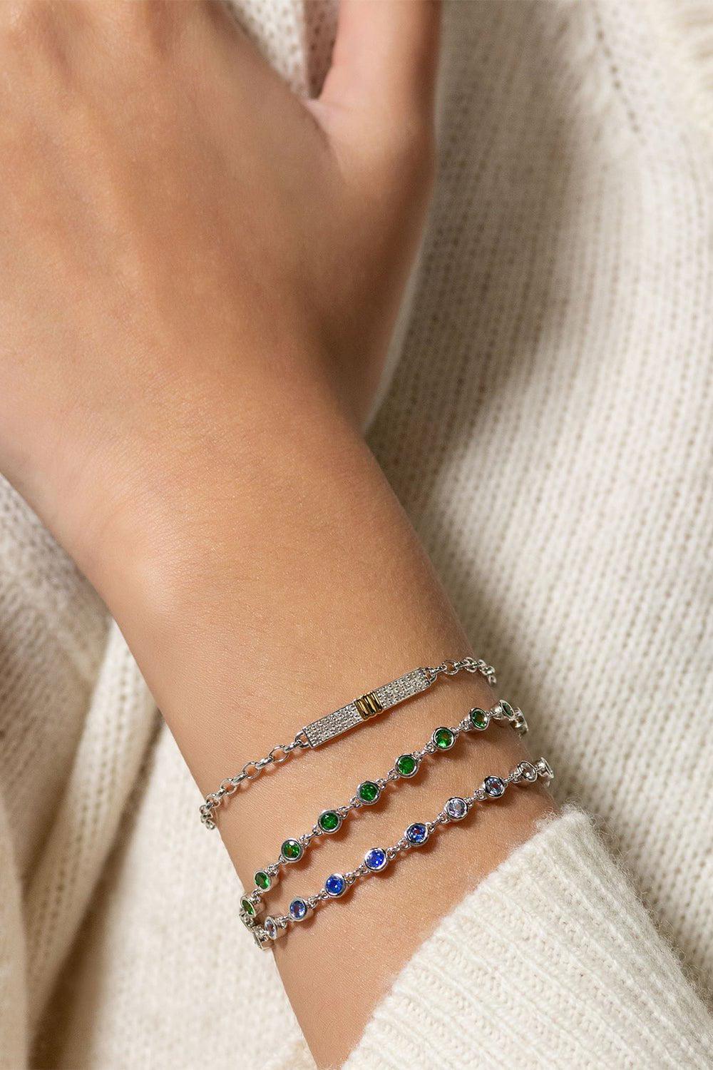 Ombre Sapphire Tennis Bracelet - Image 2