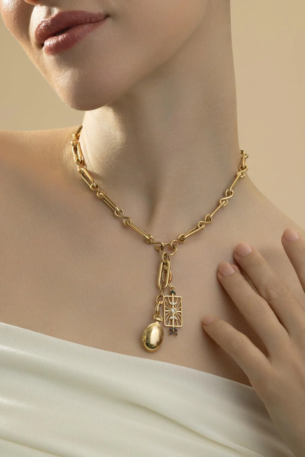 Petite Anna Locket Charm - Image 2