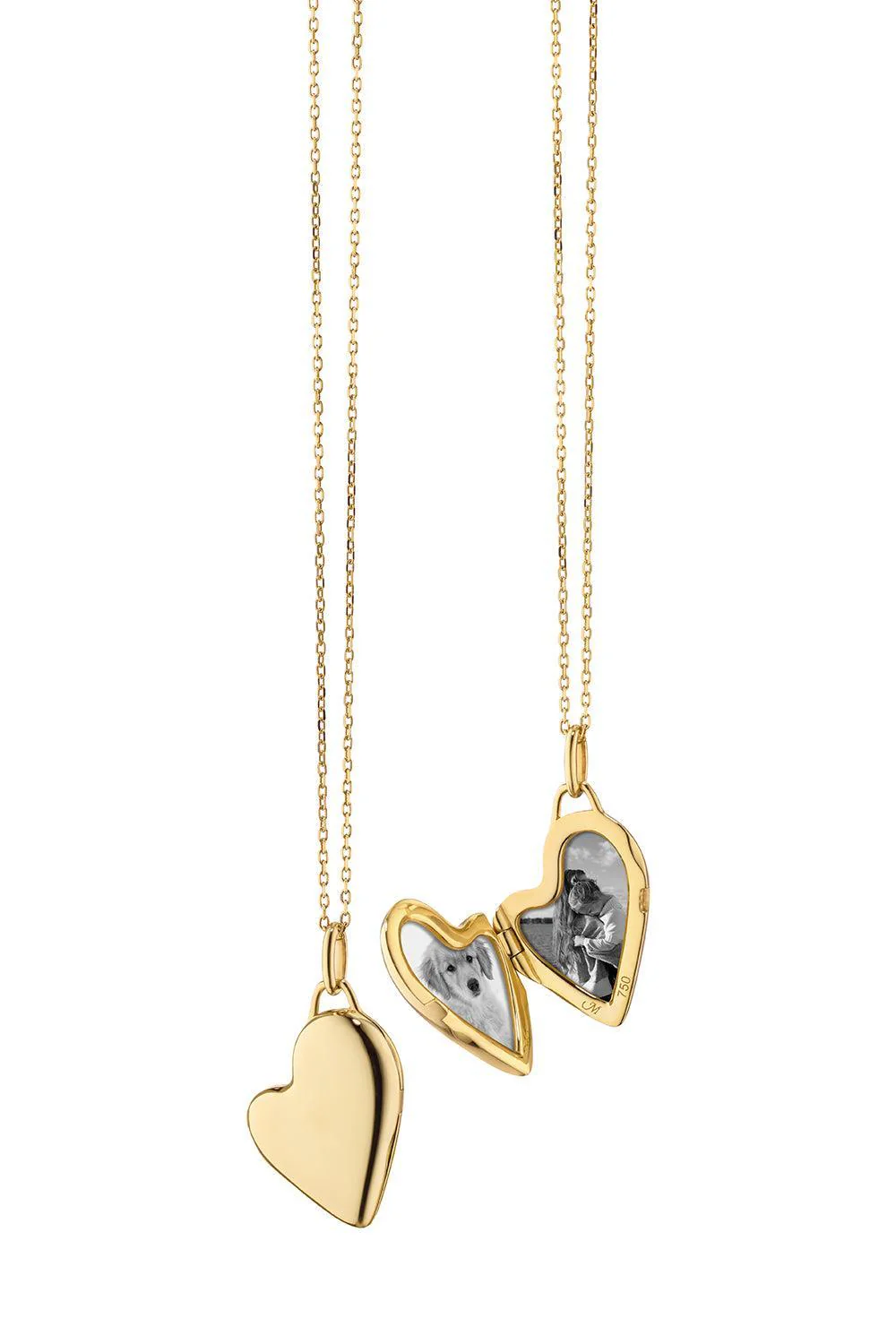 Petite Slim Heart Locket Necklace