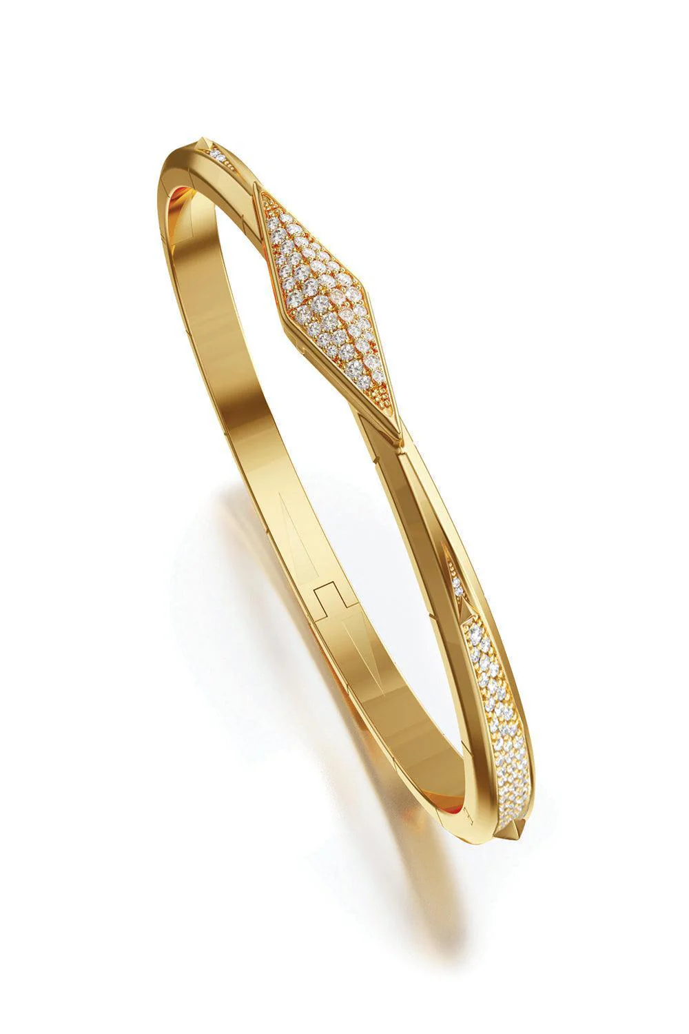 "Points North" Diamond Cuff Bracelet