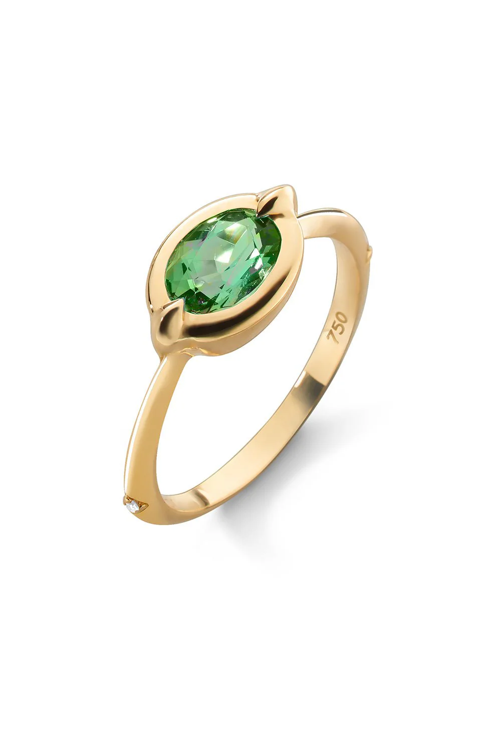 Points North Green Tourmaline Ring