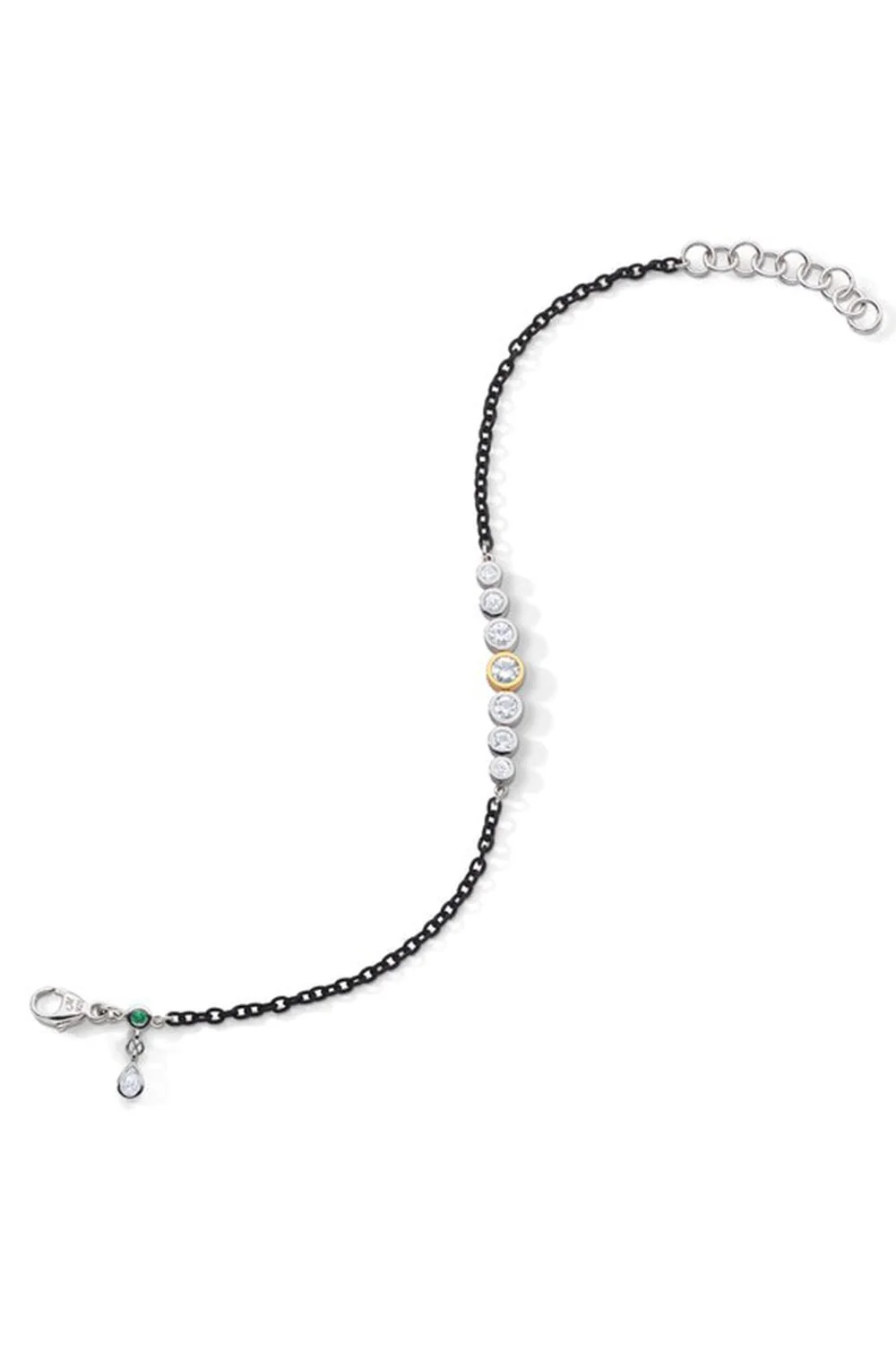 Sapphire Steel Tennis Bracelet