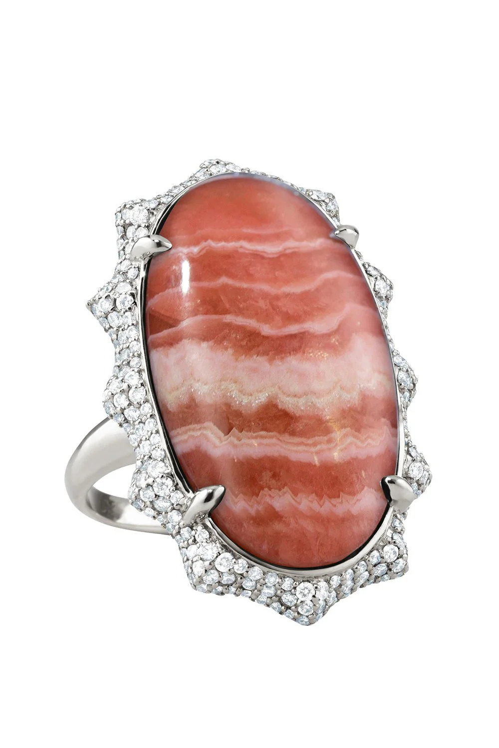 SPECIAL EDITION “HAPPINESS” RHODOCHROSITE SUN RING